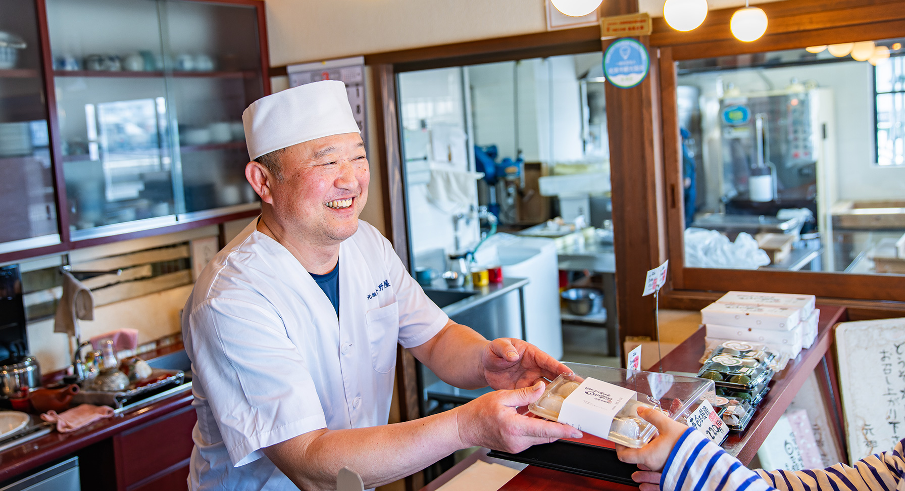 佐賀のうるち米でつくる白玉饅頭②