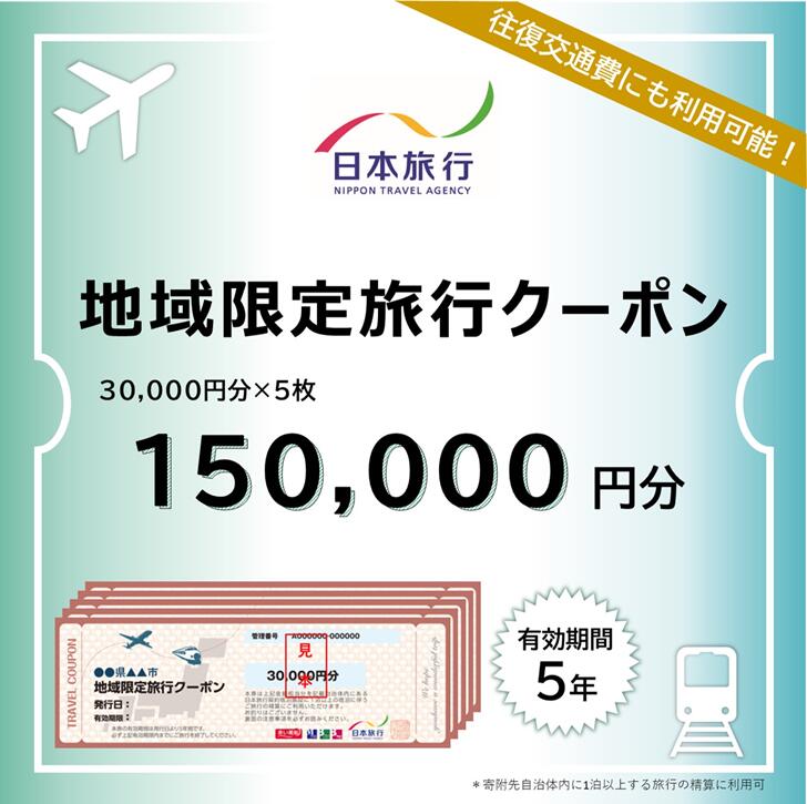 佐賀県佐賀市 地域限定旅行クーポン 150,000円分日本旅行